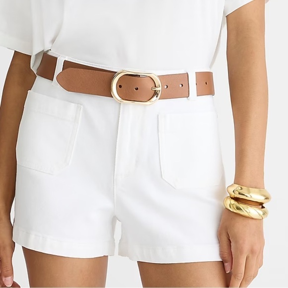 J crew Patch-pocket denim short in white - Picture 2 of 6